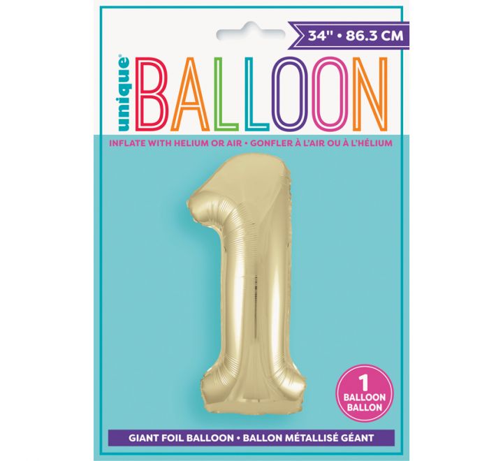 Gold Glitz 34'' Foil Balloon